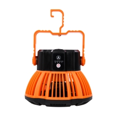 Outdoor Fan Light Combo - Dual-Mode Operation, Customizable Power Consumption (1W-6W), Prolonged Usage (6-25H), DC5V,2A Battery Capacity
