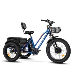 TRIKETAN M-350 Electric Trike - Neptune Blue