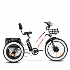 TRIKETAN M-350 Electric Trike - White