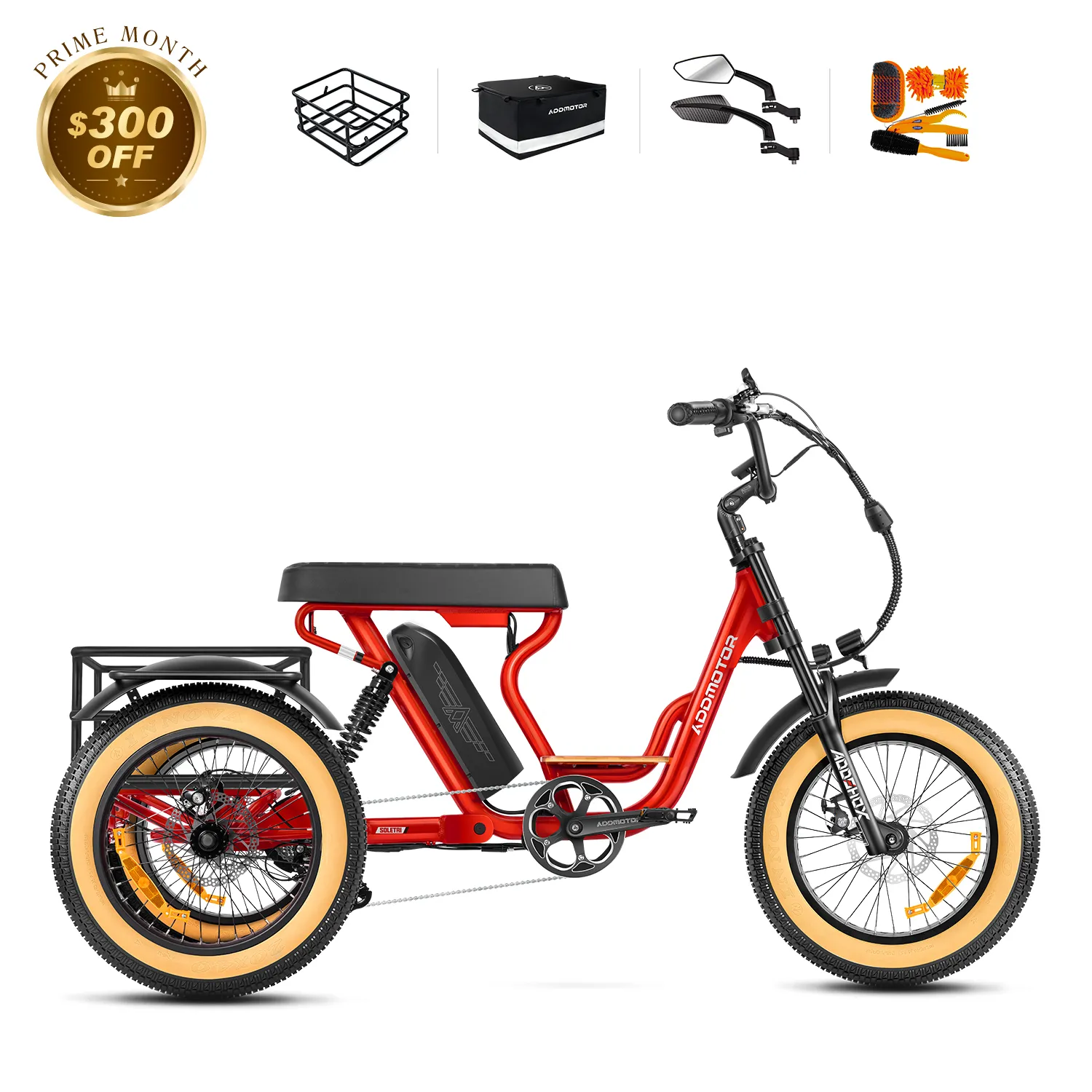 Soletri II M-366X Full-Suspension eTrike Soletri II M-366X Full-Suspension eTrike